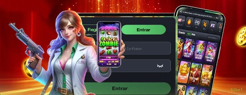 Ganhar e sacar na 62bet